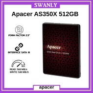 APACER AS350X 512GB / 1TB 2.5" SATA III 6Gb/S SSD