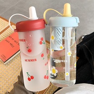 High Borosilicate Portable Tea Cup With Warehouse Straw Qqq