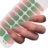 Pure Desire Sweet Jelly Color Gradient Nail Stickers Full Summer Spring Nail Stickers Fresh And K2j0