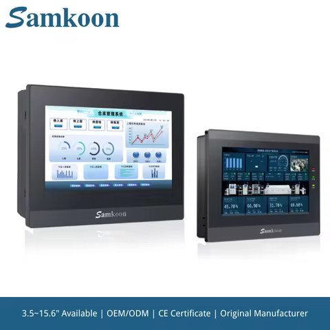 Samkoon 10.2" HMI Touch Sceen HMI Display Panel Modbus RTU TCP Protocol RS485 Ethernet Communication