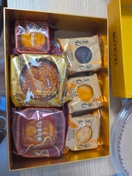 美心月餅  聖安娜 雙黃白蓮蓉 流心奶黃 流心焦糖咖啡 流心椰子月餅 聖安娜五仁月餅