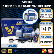 Value 1/4HP 2.0CFM Single Stage Vacuum Pump VE115N