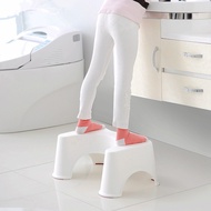 ST/📍Thickened Children's Stool Squat Stool Plastic Stool Adult Toilet Toilet Stool Home Bathroom Footstool Stool XQ8A