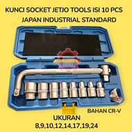 JETJO TOOLS SOCKET WRENCH 10 PCS JETJO TOOL SOCKET WRENCH 8-24 MM