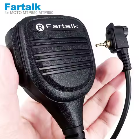 Handheld Speaker Mic Microphone for Motorola MTH800 MTP850 MTH600 MTH650 MTH850 MTS850 Walkie Talkie