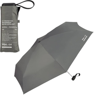 WPC IZA 男士雨傘 緊湊手掌尺寸 減輕攜帶壓力 簡約/商務男士遮陽傘 晴/雨折疊太陽遮 超強防水 防uv - 灰色 【ZA003-913-102-GY】