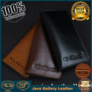 KICKERS PREMIUM GENUINE LEATHER WALLET - KICKERS RARE IN DEMAND DKR44 LEATHER WALLET - MEN'S LONG WA