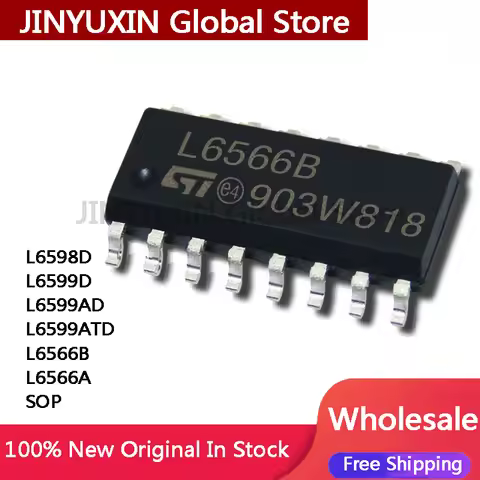 5Pcs L6598D L6599D L6599AD L6599ATD L6566B L6566A SOP IC In Stock Wholesale