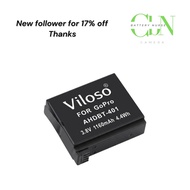 Viloso For GoPro Hero 4 AHDBT-401 ahdbt401 Camera Battery For GoPro HERO 4 hero4