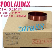Spool voice coil speaker 15inch audax 15500 (1pc)