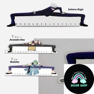 Funny Satoru Gojo Long Leg Ruler Anime Ruler genshin Ruler Ruler Cartoon Character Ruler Ruler