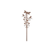 1Pc Iron Art Garden Decorative Stake Dragonfly Decorative Stake Outdoor Plant Stand Outdoor Garden D