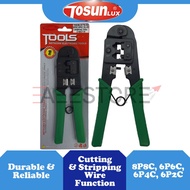 Tosunlux TH-268 8P8C 6P6C 6P4C 6P2C | RJ-45 / RJ-12 / RJ-11 Plugs Modular Crimping Tool / Alat Kelim