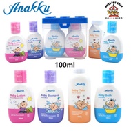 Anakku Toiletries Set 100ml 4pcs Mandian Bayi Baby Gift Travel Pack With Box
