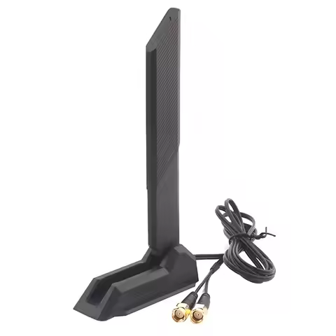 ABRJ-Wifi Tri-Band Antenna Magnetic Base Replacement Antenna SMA Interface RP-SMA Connector