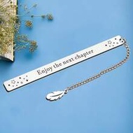 Stainless Steel Bookmark - Elegant Book Clip, Customizable With Text/Name, Bookmark Suitable For Pap