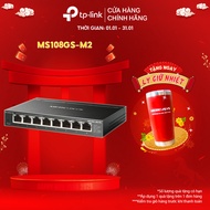 Bộ chia mạng Mercusys MS108GS-M2/MS105GS-M2 | 8 Cổng 2.5G Vỏ kim loại Hoạt động yên tĩnh