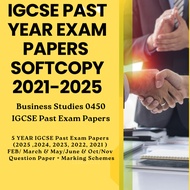 IGCSE Business Studies 0450 Past Papers (Email Delivery After Purchase) –5 Years Collection Jun 2025