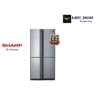 [Free Shipping] SJ-F85VMSS   SHARP 4 DOOR FRIDGE  Inverter Refrigerator 700L peti sejub 冰箱 雪柜