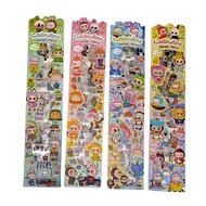 LABUBU STICKER SET of 20 2D SET Sticker/ Length 7x33cm 2D Sticker Pack