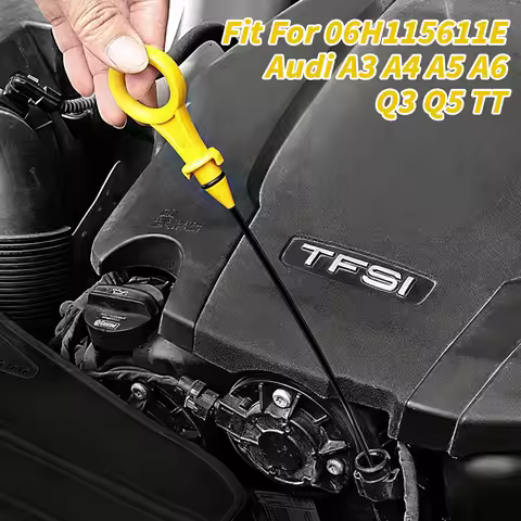 Auto Engine Oil Dipstick Car Engine Auxiliary For Audi A4 A5 Q3 Q5 VW 2.0T B8 B9 2009-2017 06H115611