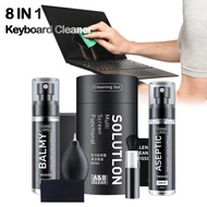 8 IN 1 Keyboard Cleaner Keyboard Cleaning Kit Computer Cleaning Kit Earphone Screen Cleaner Kit