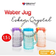 GBU Water Jug Crystal 1.5L /Water Jug Acrylic Crystal Plastic Water Jug 1500 ML WJ-001