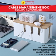 Supersave Cable Storage Management Wire Organiser Extension Trailing Socket Box