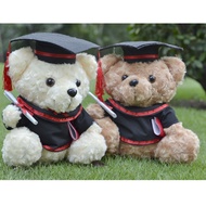 Graduation season promotion Dr Dr bear graduation bear plush doll toy cap Graduate graduation doll g