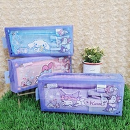 Cinnamoroll Canvas Pencil Case Non-Transparent Pencil Case Kuromi Canvas Pencil Case My Melody Canva