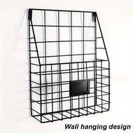 1pc Floating Shelves Bookshelf Wall Magazine Rack Hanging Newspaper Rack Wall Storage Rack Organizat