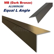 MB Color Aluminum Equal Angle Bar L Shape Aluminium Angle Corner L Shape Bar Sudut Aluminium L Angle