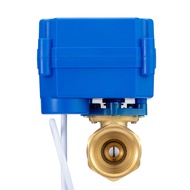 บอลวาล์วไฟฟ้า 3/4 "DN20 ทองเหลือง DC 5 V/12 V/24 V Multi-Control (CR01-CR05) 2-Way สําหรับ HVAC/น้ํา