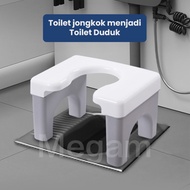 PREMIUM MEGAM Squat Toilet Seat Bathroom Seat Plastic Toilet Seat