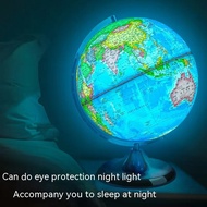 LED Light World Earth Globe Geography Educational Toy Luminous Teaching Globe Desktop Decor
