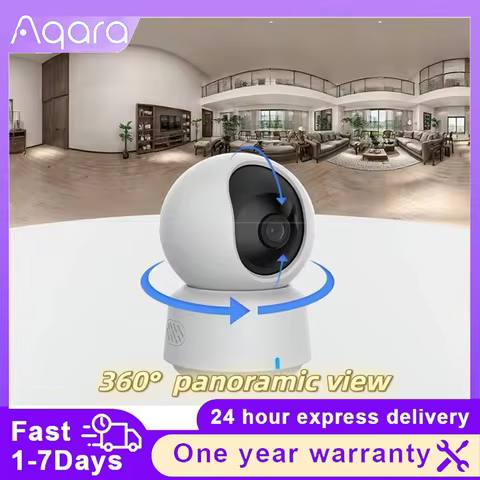 Aqara 2K HD E1 Smart Camera 360°Two-way Voice Smart Home Security Camera Infrared Night Vision AI De