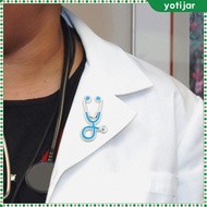 Yotjar เข็มกลัดหูฟังของแพทย์ของขวัญดูแลเด็กเข็มกลัดปกเสื้อสำหรับหมอครบรอบเสื้อผ้า