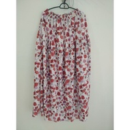 Skirt kembang floral viral bangkok