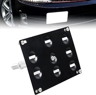 (A) GS Front Bumper Tow Hook License Plate Mount Bracket Holder Relocator Mounting Kit for VW Jetta