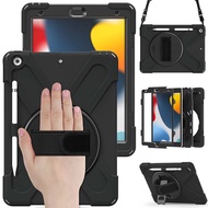Shockproof Case for iPad 9 10.2 inch A2602 A2604 A2603 Rotary Stand Cover iPad Gen 7 8 Anti Fall Hol
