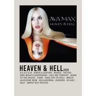 Poster Cover Album Heaven & Hell by Ava Max wallpaper High Quality Painting For Home/Barber/Room