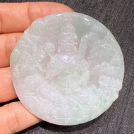 【PA85】翡翠八大守護神虛空藏菩薩屬牛虎守護神(包繩）