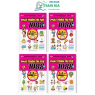 Book - 1088 Intellectual Development Puzzles for 3-4 Years Old (Set of 4 books at levels from 1* to 