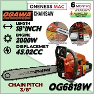 ''OGAWA'' CHAINSAW C/W STD ACC. -18'' -OG6818W