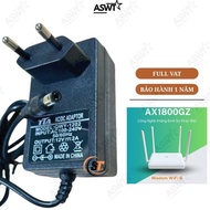 Power charger for 4-antenna wifi transmitter AX1800GZ 12V 2A TTA, wifi modem power adapter 6 AX1800G
