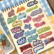 KPOP Fandom Names Premium Vinyl Sticker Part 2/3 (Stay, Engene, NCTzen) by misulthumb