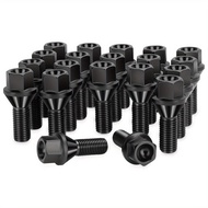 20Pcs 12x1.5 Lug Bolts Wheel Studs 20Pcs 12x1.5 Lug Bolts Wheel Bolts for E46 E90 E39 E60 E53 325i 3