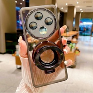 Oppo Reno12 F 5G 2024 Magnetic Stand Casing For Oppo Reno 12F 5G 12 F Reno12F Reno12 12 F 4G 5G Hold