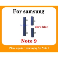 Power key, bixby, volume for ss Note 9 phone (3 keys)