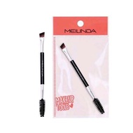 Meilinda Makeup Tool Basic Duo Brow Brush แปรงคิ้ว เขียนคิ้ว ปัดคิ้ว/Lip Brush แปรงพู่กันทาปาก (1ชิ้น)
